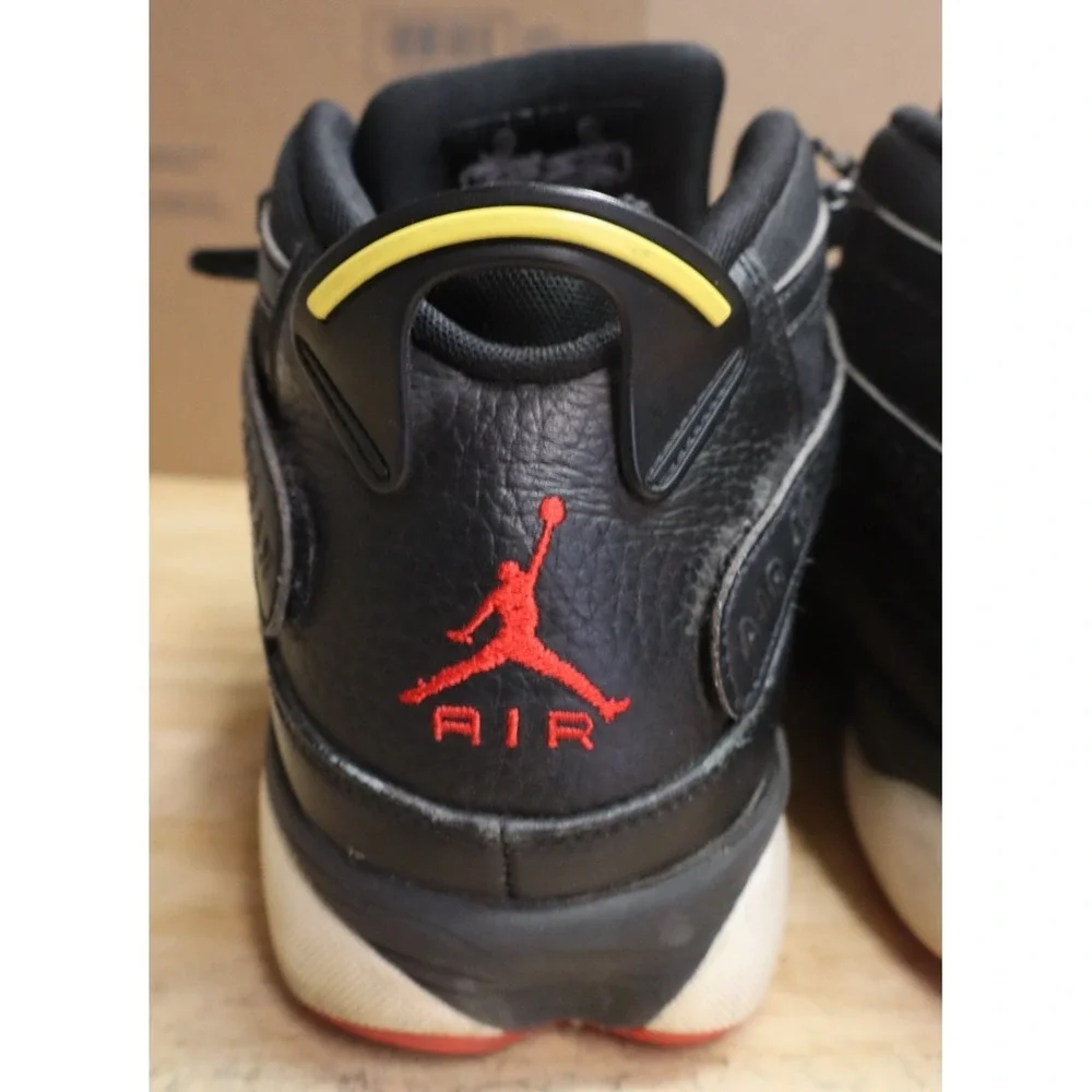 Air Jordan 6 Rings Shoes Black Red‎ White 